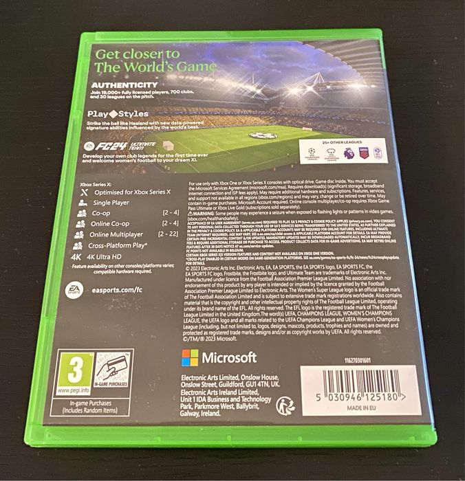 Jogo EA FC 24 Xbox Series X