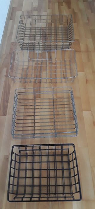 Боксы органайзеры из металлической сетки