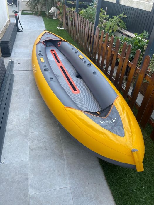 Canoa Kayak Insuflável Itiwit Amarelo p/ 2 pessoas