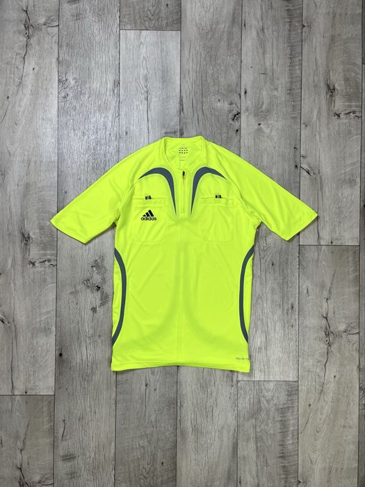 Adidas Formotion футболка L размер судейская салатовая футбольная