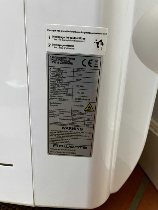 ar condicionado portátil frio/quente