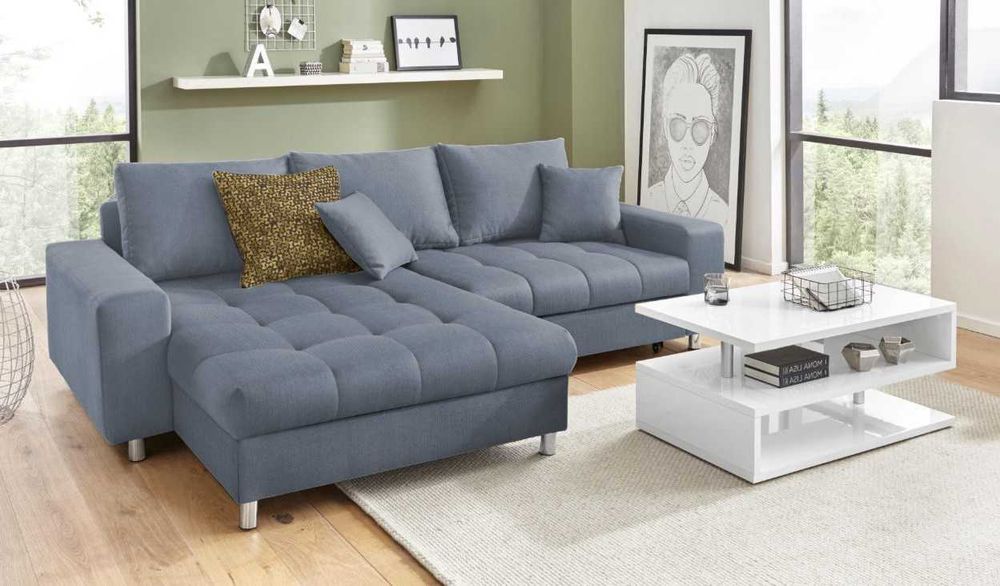 Narożnik,sofa , kanapa z funkcją spania i pojemnikiem