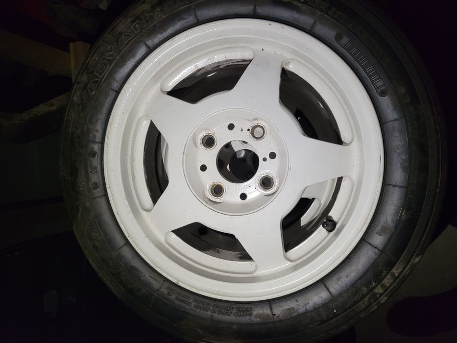 Koła Felgi 4x98 5J ET29 R13 + opony 13 Fiat 126p rajdy kjs ruskie
