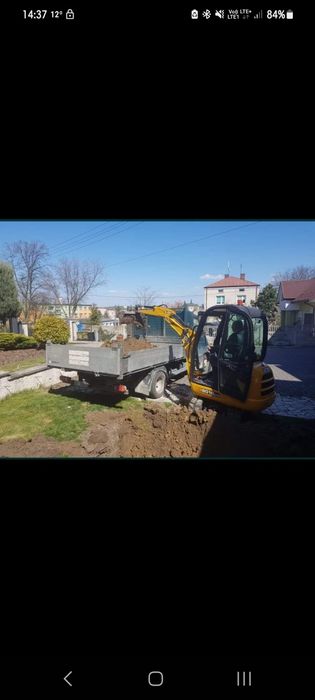 Usługi minikoparki