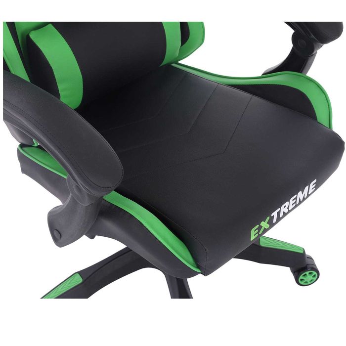 Fotel gracza Gamingowy EXTREME SPYDER Green