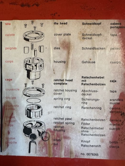 Для нарезання різьби з Німеччини