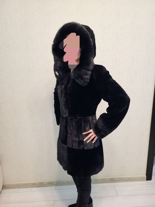 Шуба   мутон размер s