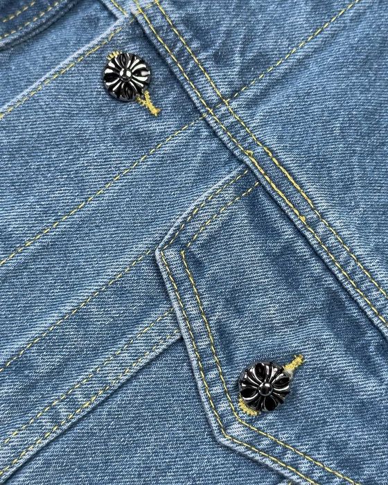 Куртка джинсова Chrome Hearts Denim Jacket Blue CH114-BL