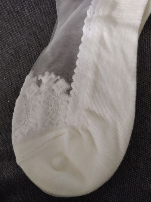 Skarpetki białe, komunia, wesele