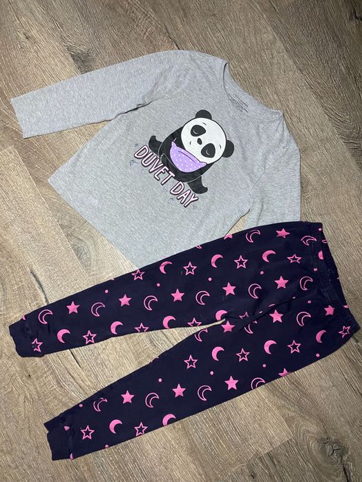 Бавовняна піжама з пандочкою дівчинці 4-5р.Комплект для дому