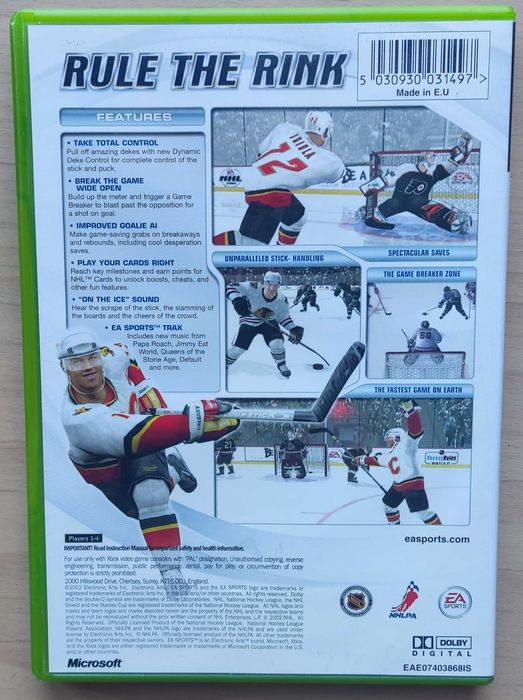 NHL 2003 | Xbox Classic | PAL | ENG | Komplet