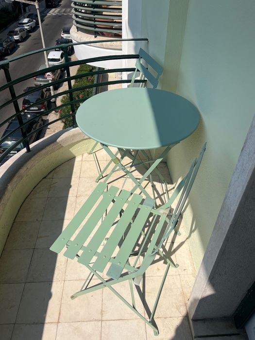 Conjunto de móveis de varanda