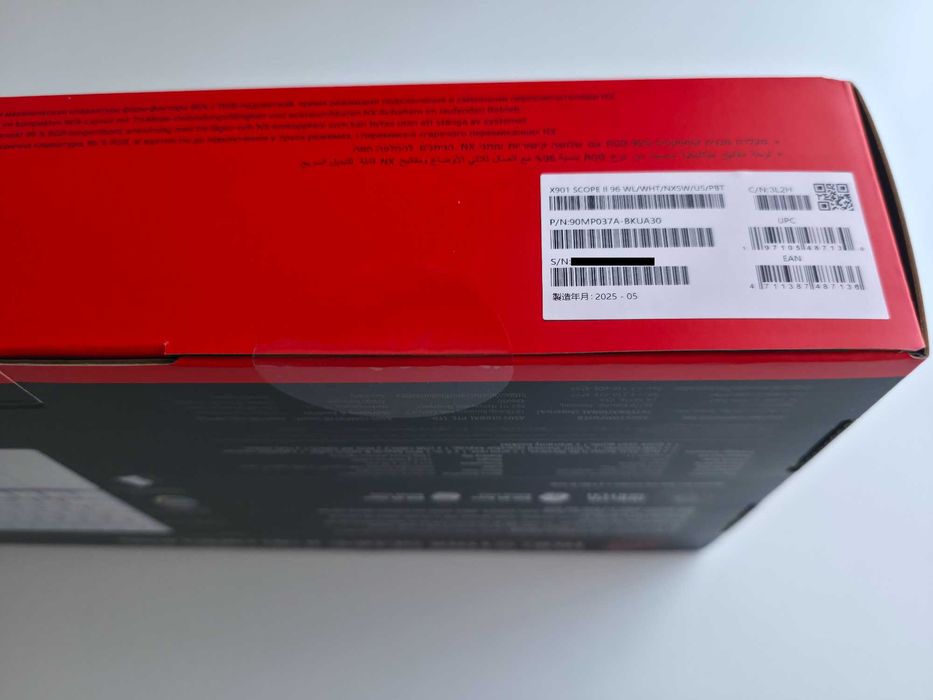 Nowa Klawiatura ASUS ROG Strix Scope II 96 Wireless (biały)