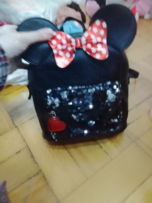 Mochila pequena minnie