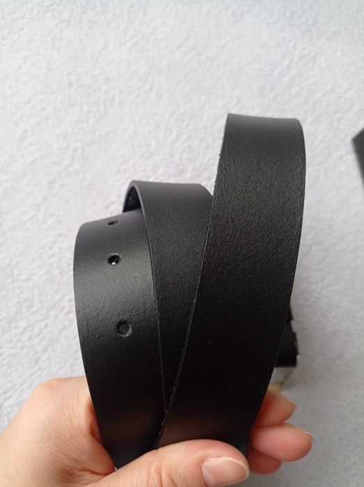 Nowy Skórzany pasek męski Kaletnik Skóra naturalna Polski