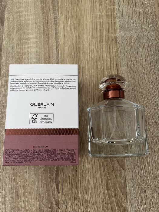 Mom Guerlain Intense - frasco e caixa vazios