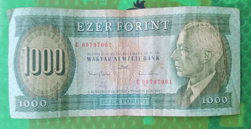 1000 Forintów z 1983 roku