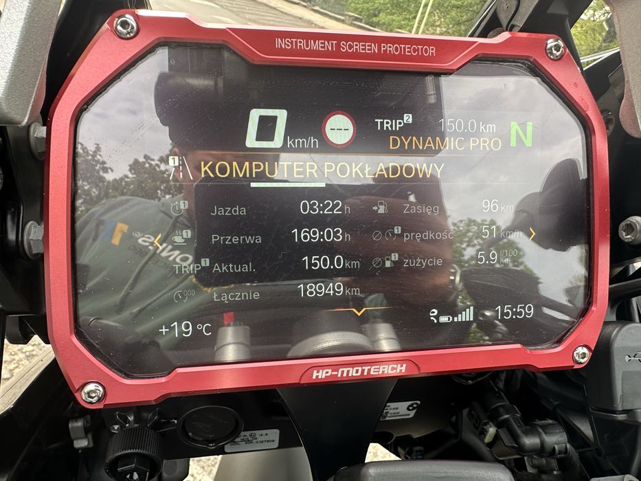BMW GS1250 Adventure r.2022, triple black, fabrycznie obniżany