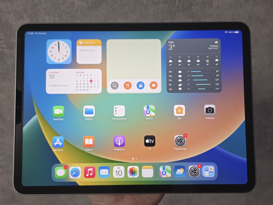 iPad Pro 11 M2 2022 128GB Wi-fi Space Gray 3 Цикла iOS 16.6