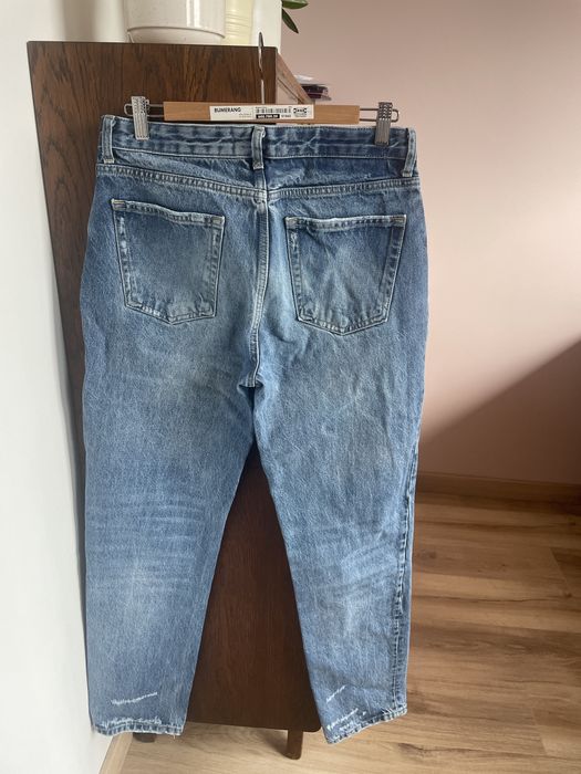 Spodnie dżinsy Zara 42 przetracia jak nowe