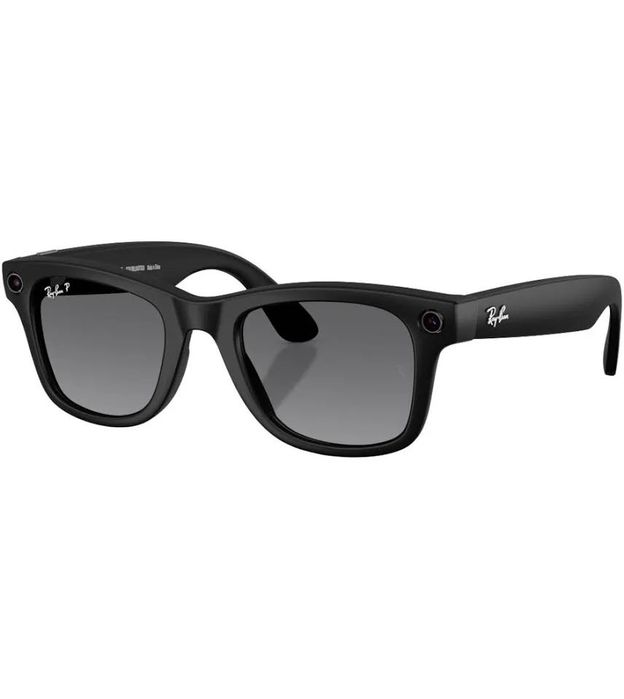 RW4012 Ray Ban Wayfarer  Shiny Black Transition Graphite Green