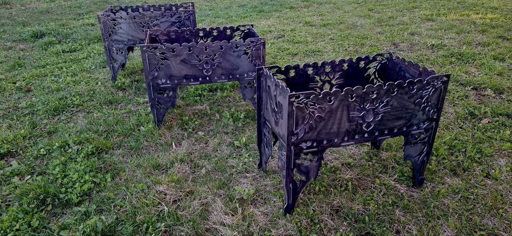 Збірний мангал з візерунками