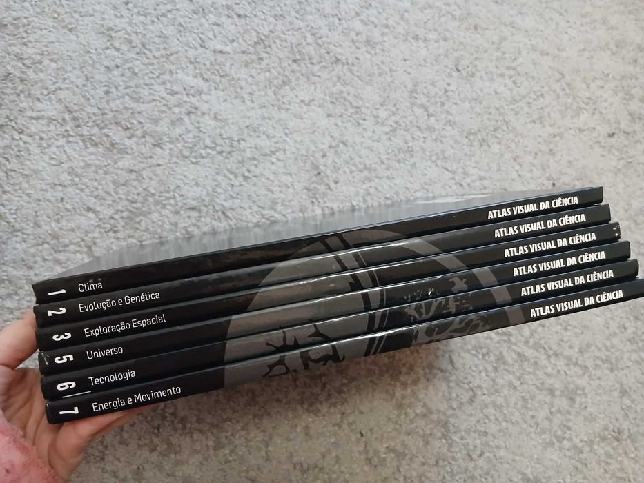 6 Livros Atlas Visual das Ciências