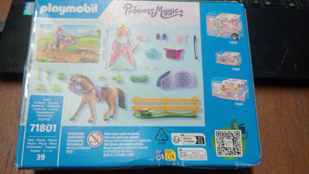 Playmobil Princess Magic 71801 – Princesa com Cavalo (Completo)