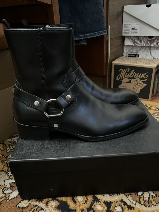 Saint Laurent Paris wyatt boots
