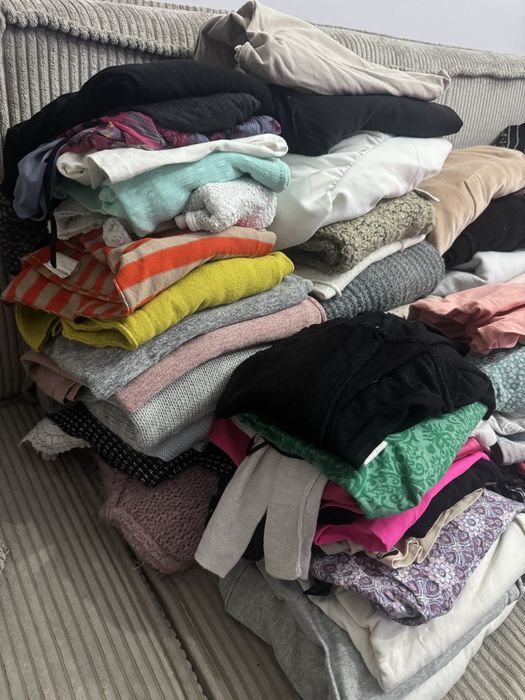 Ciuchy damskie XS S M bluzka sweter spodnie spodenki