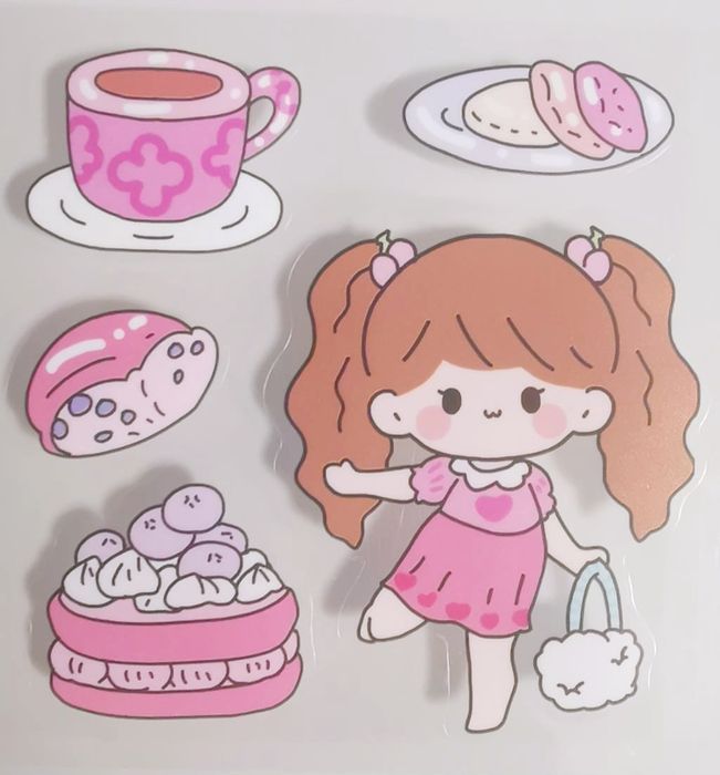 Nowa kolekcja ślicznych naklejek, 22 sztuki