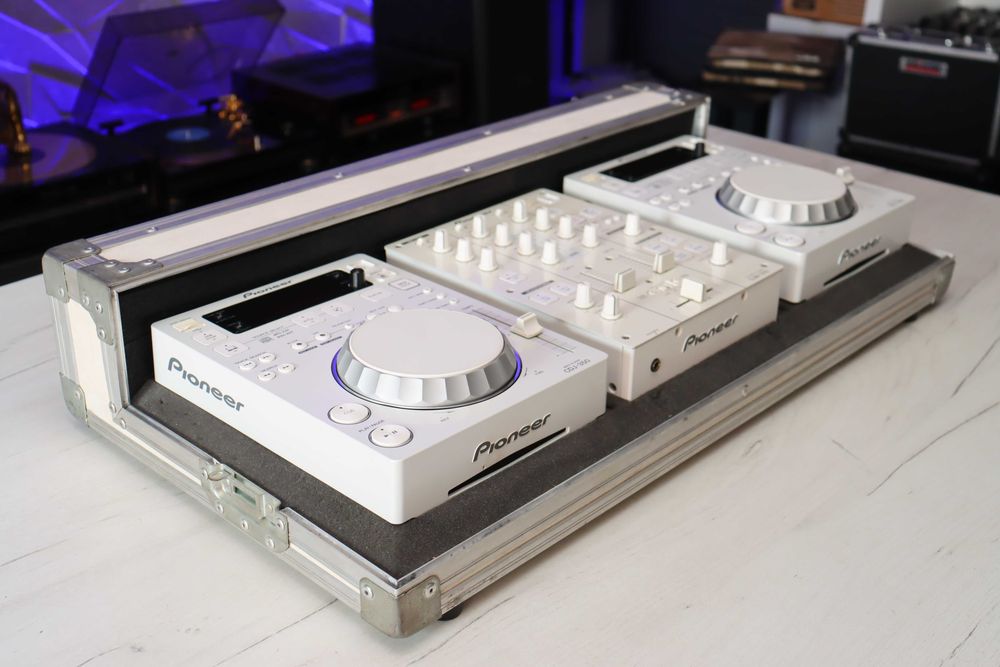 Pioneer DJ Zestaw CDJ 350 DJM 350 Case White Gwarancja