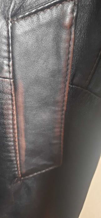 Продам чоловічу шкіряну куртку Via Montenapoleone