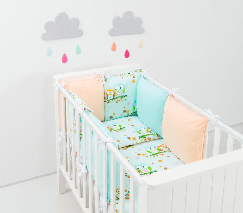 Conjunto de cama , têxtil de cama bebe - colorido
