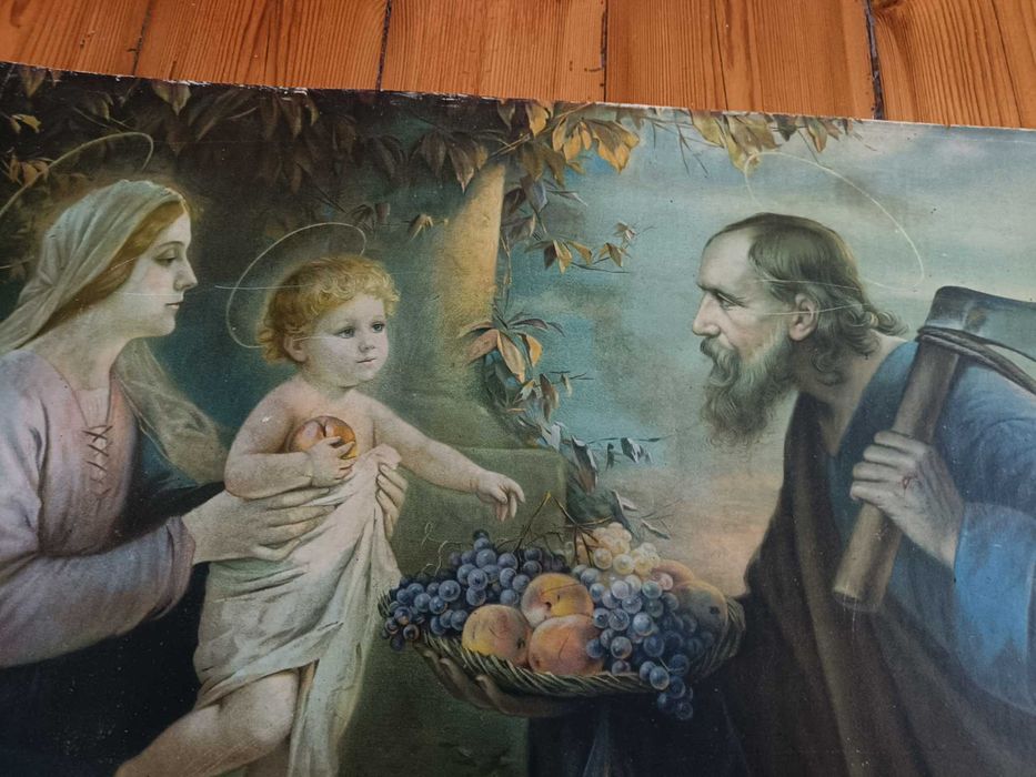 oleodruk święta rodzina obraz święty dewocjonalia
