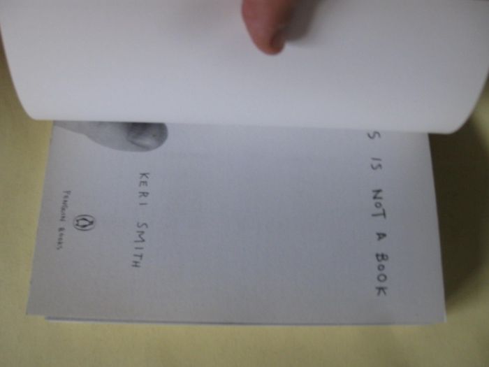 This is not a book by Keri Smith