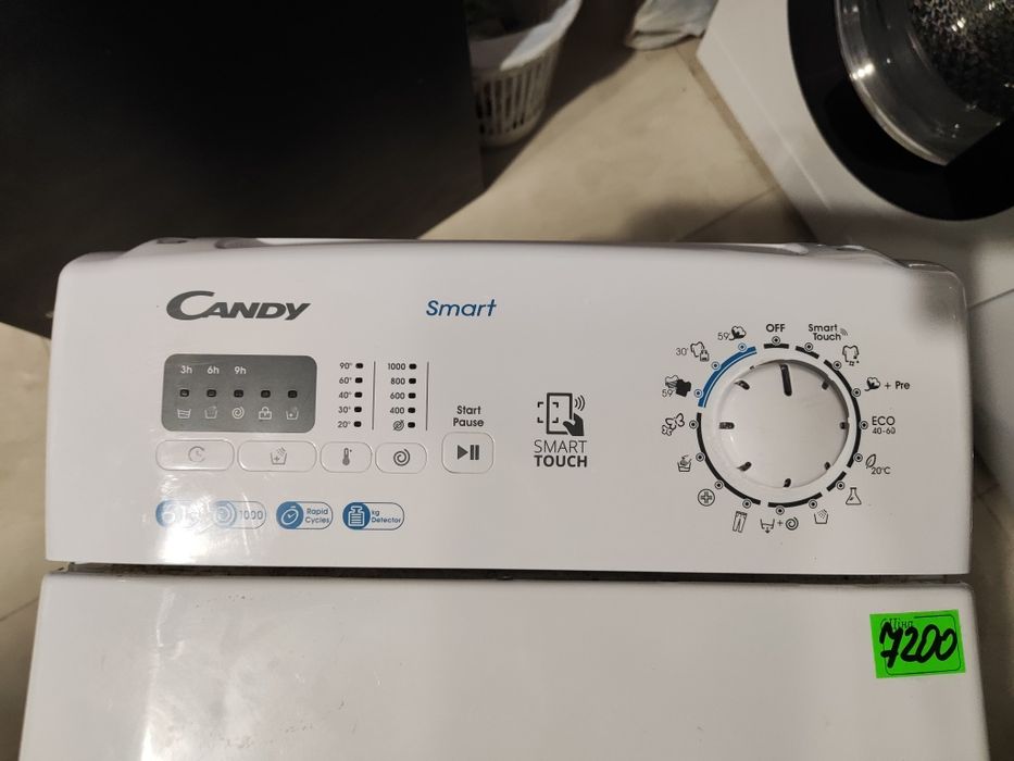 Вертикальна пральна машина Candy CST360L-S з Європи