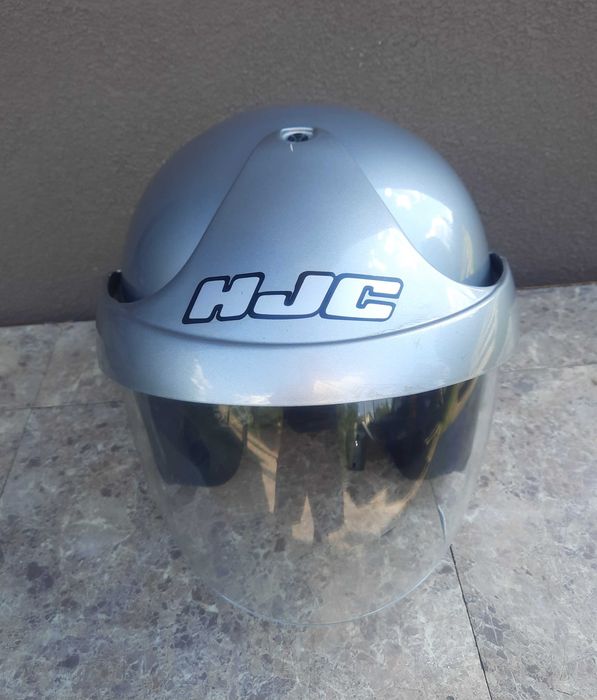 Kask motocyklowy HJC CL-22 srebrny rozm XL