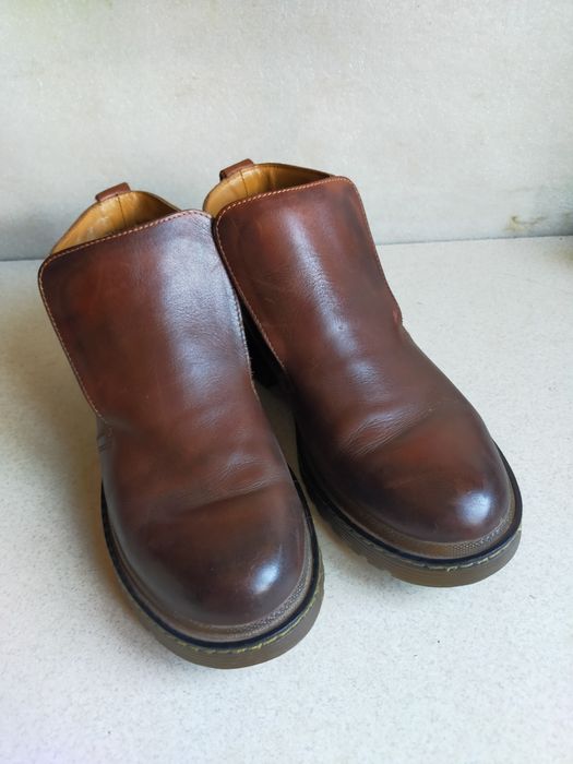 Buty zimowe trapery kozaki Papuchi skórzane ocieplane  38
