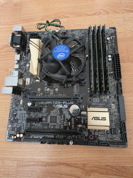 Intel i7-6700 4.0ghz/охлад/Материнка  Бистрий мощний комплект 1151сокет