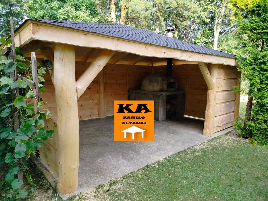 Altanka, Altana, Altanki, Altany na grubym balu ogrodowe