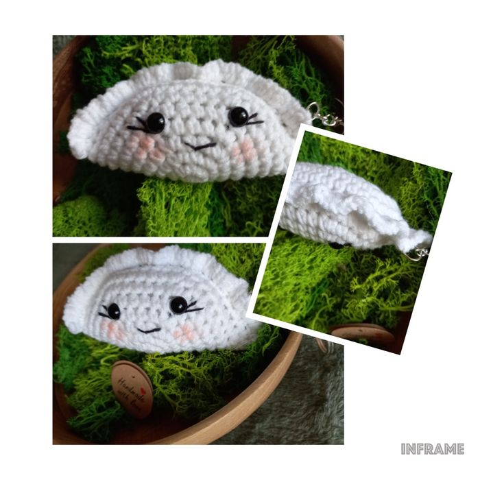 Breloczek pierożek rękodzieło handmade