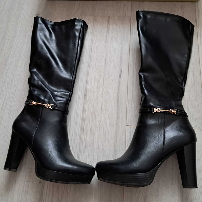 Kozaki kozaczki rozm 38 eko-skóra