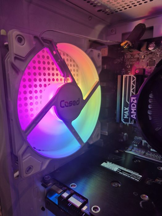 Komputer PC GTX 1080 Ryzen 5 16GB RAM. MSI seria PRO RGB. Nowa obudowa