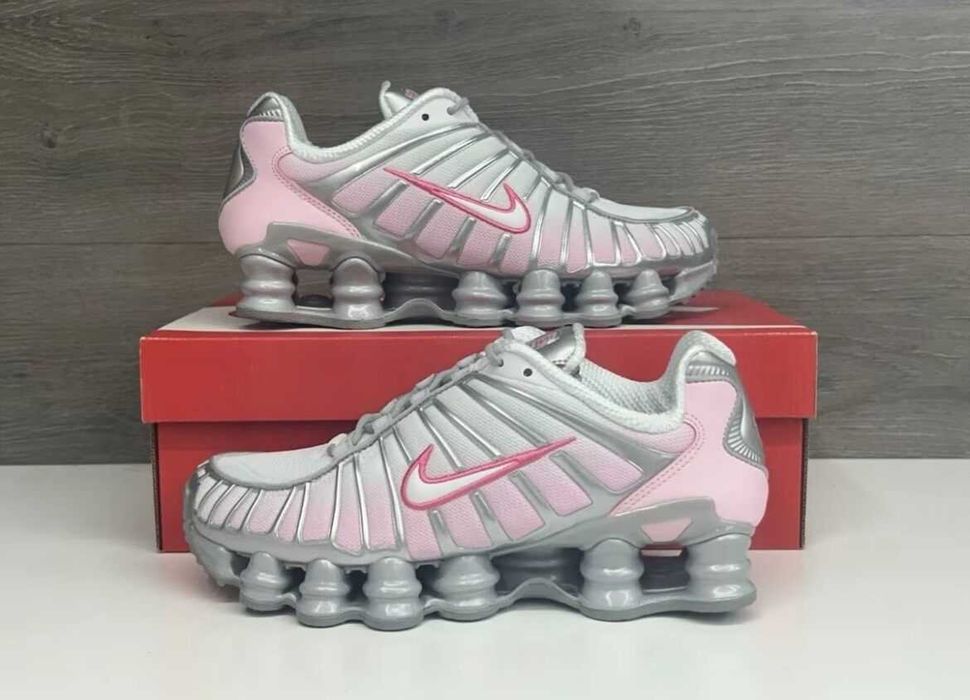 Nike Shox TL, Srebrny-różowy / rozmiar 37
