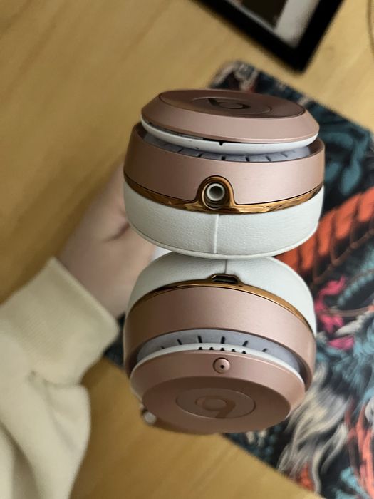 наушники повнорозмірні бездротові Stereo Beats Solo 3 рожеве золото