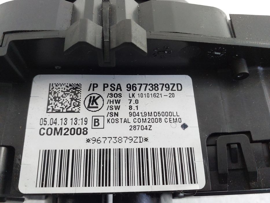 Conjunto / manetes de luzes e limpa vidros CITROËN C3 II (SC_)