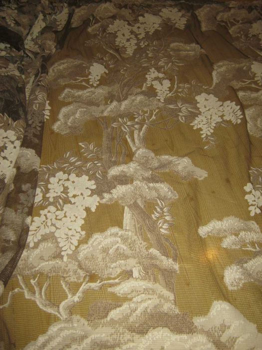 Unikat firana drzewa 3D na siatce nadruk 200 / 600 cm