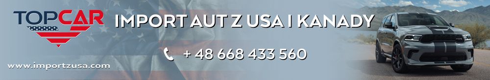 TopCar - Import z USA top banner