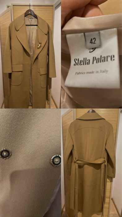 Пальто класичне шерсть camel Італія Stella Polare